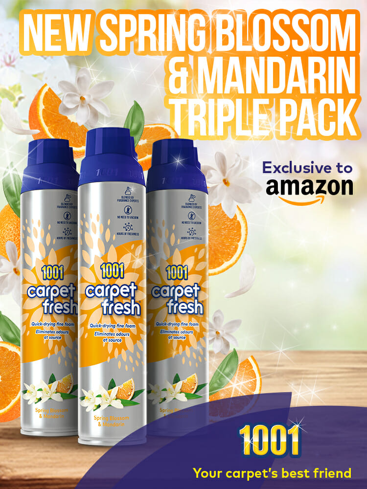 Triple the freshness with the 1001 Spring Blossom and Mandarin multipack Triple the freshness with the 1001 Spring Blossom and Mandarin multipack